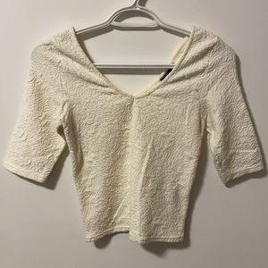Top Shop Textured Crop Top